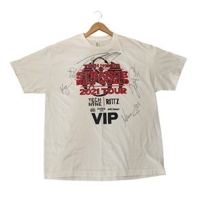2021 Tech N9ne Strange New World Autographed Tour Concert Tee